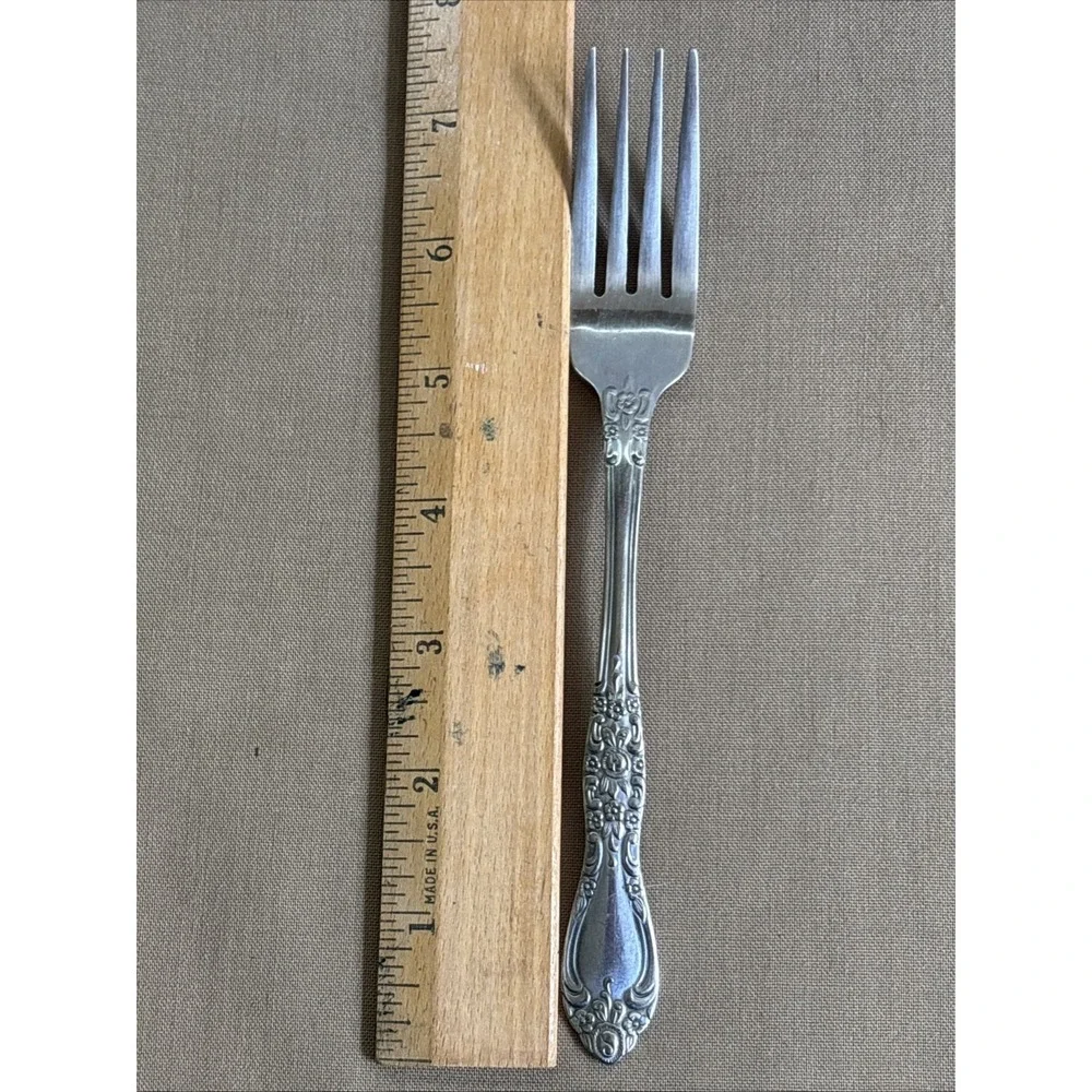 Oneida Northland Carolina Dinner Forks Set Of 6 Stainless 7 1/2
